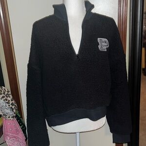 NWT Pink Brand Sherpa Sweater sz L